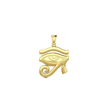 Beyond the symbolism of the Eye of Horus Solid Gold Pendant GPD5505 - Jewelry